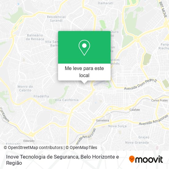 Inove Tecnologia de Seguranca mapa