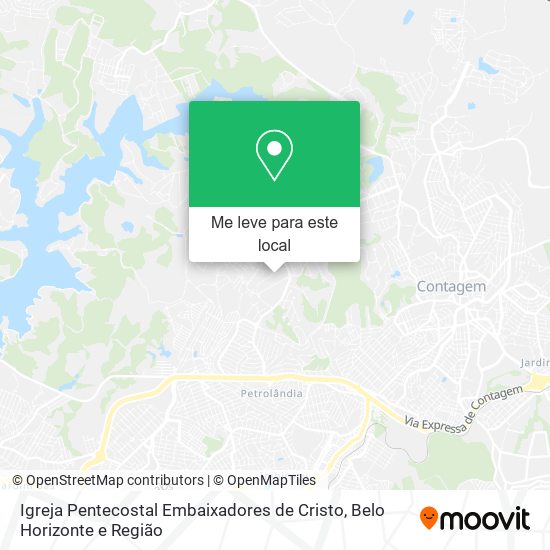 Igreja Pentecostal Embaixadores de Cristo mapa