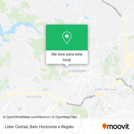 Líder Cestas mapa