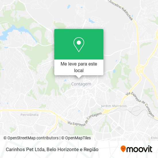 Carinhos Pet Ltda mapa