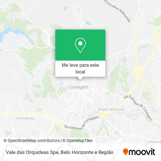 Vale das Orquideas Spe mapa