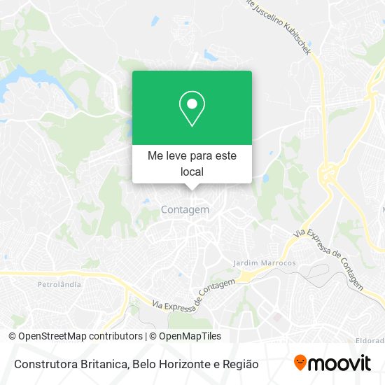 Construtora Britanica mapa