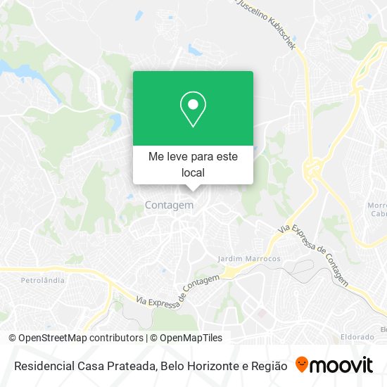 Residencial Casa Prateada mapa
