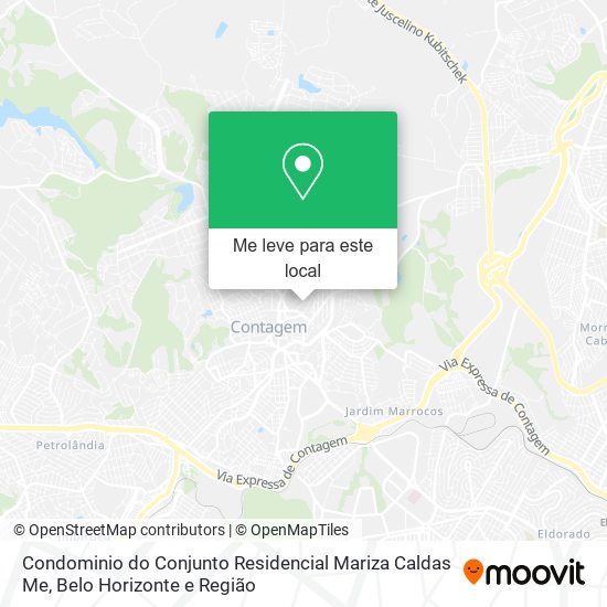 Condominio do Conjunto Residencial Mariza Caldas Me mapa