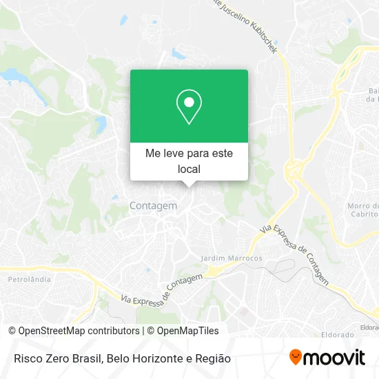 Risco Zero Brasil mapa