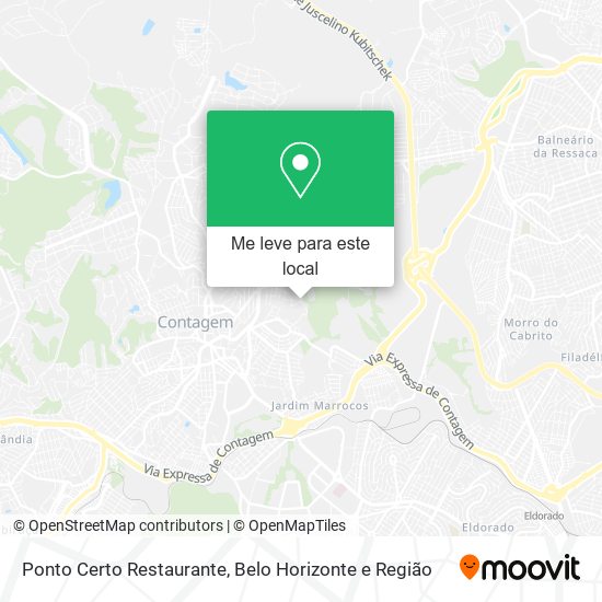 Ponto Certo Restaurante mapa