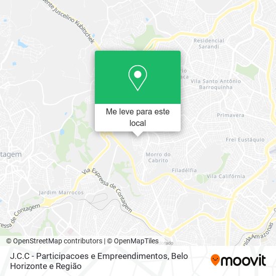 J.C.C - Participacoes e Empreendimentos mapa