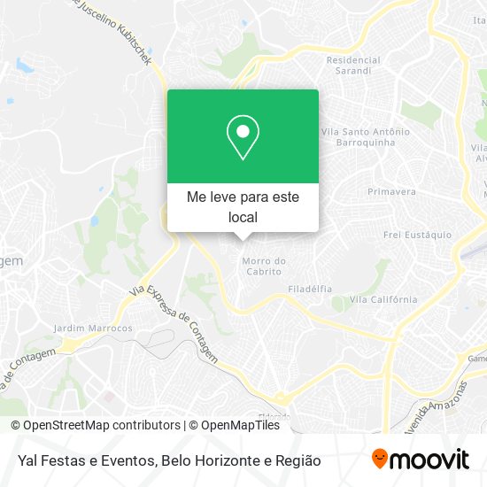 Yal Festas e Eventos mapa