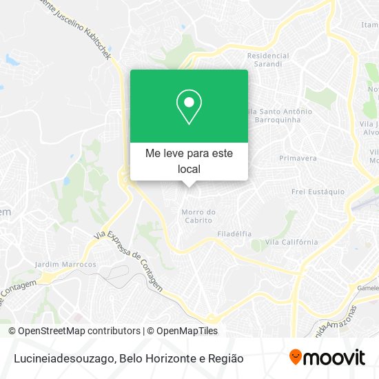 Lucineiadesouzago mapa