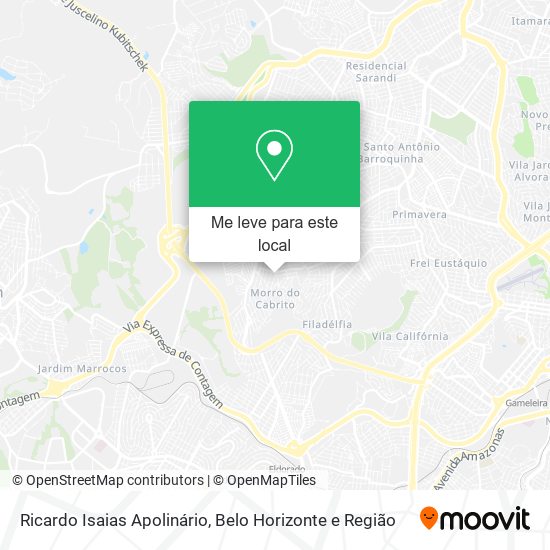 Ricardo Isaias Apolinário mapa