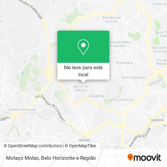 Molaço Molas mapa