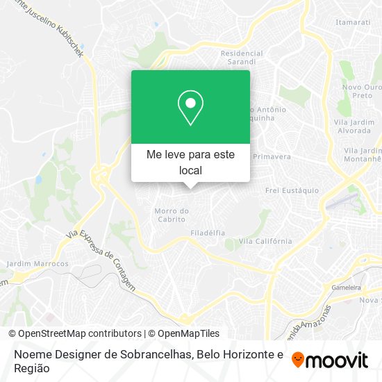 Noeme Designer de Sobrancelhas mapa