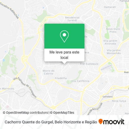 Cachorro Quente do Gurgel mapa