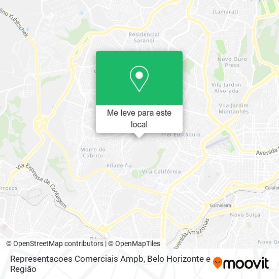 Representacoes Comerciais Ampb mapa