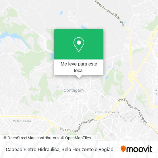 Capeao Eletro Hidraulica mapa