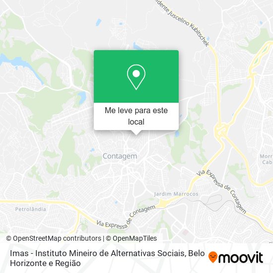 Imas - Instituto Mineiro de Alternativas Sociais mapa