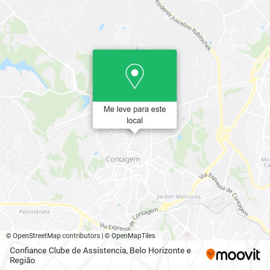 Confiance Clube de Assistencia mapa