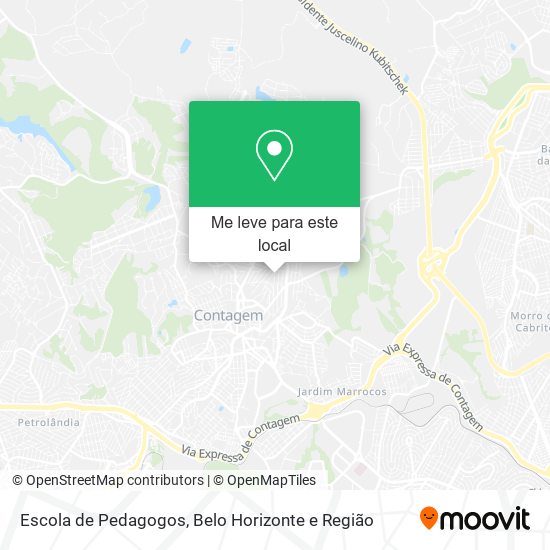 Escola de Pedagogos mapa