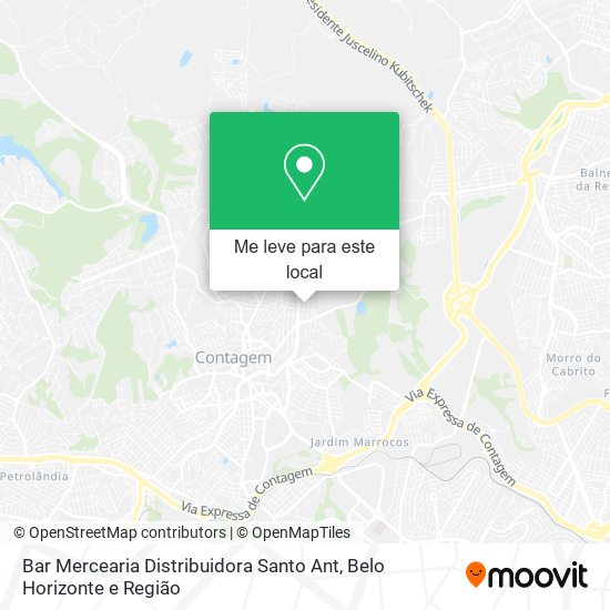 Bar Mercearia Distribuidora Santo Ant mapa