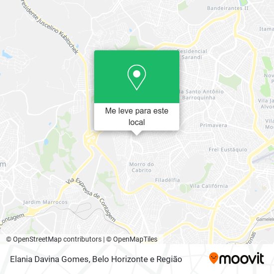 Elania Davina Gomes mapa