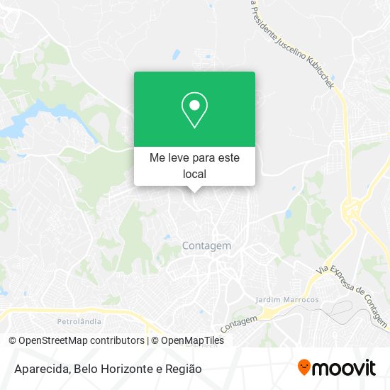 Aparecida mapa