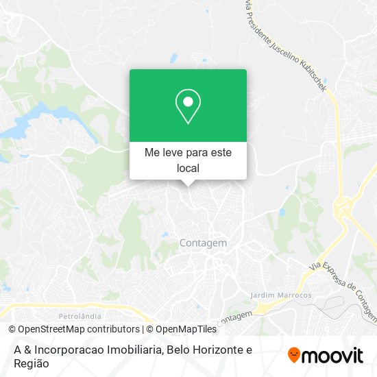 A & Incorporacao Imobiliaria mapa