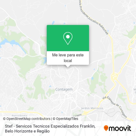 Stef - Servicos Tecnicos Especializados Franklin mapa