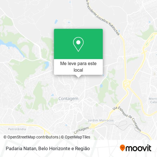 Padaria Natan mapa