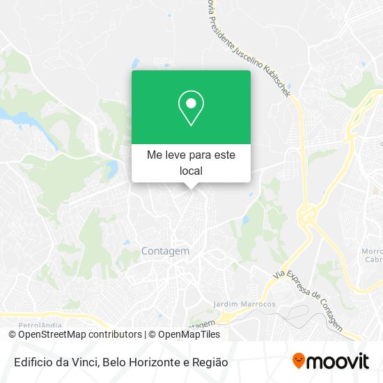 Edificio da Vinci mapa