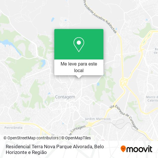 Residencial Terra Nova Parque Alvorada mapa