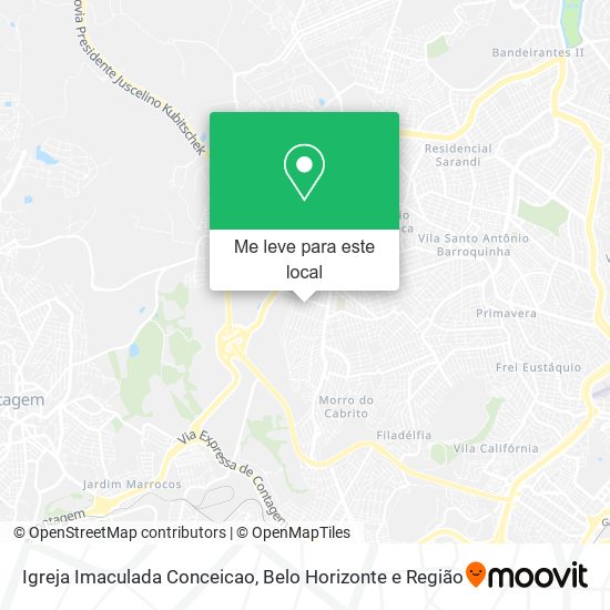 Igreja Imaculada Conceicao mapa