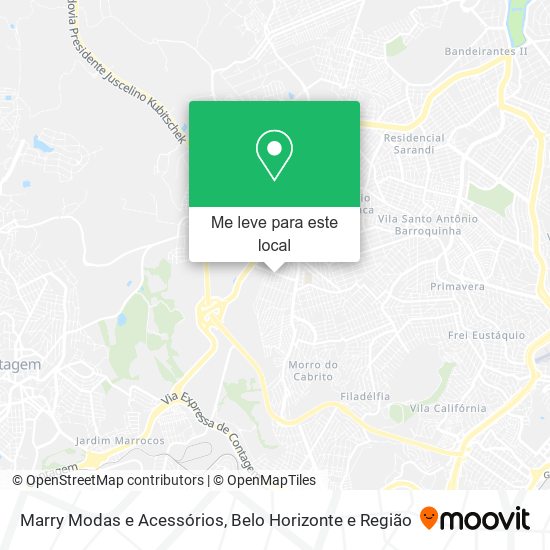 Marry Modas e Acessórios mapa