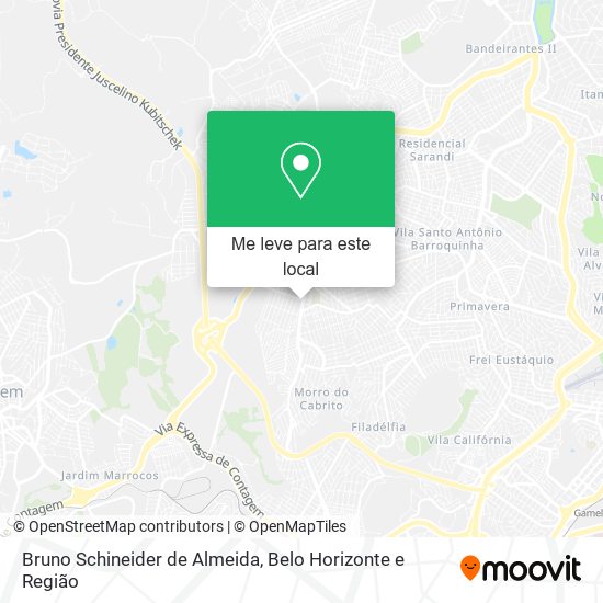 Bruno Schineider de Almeida mapa