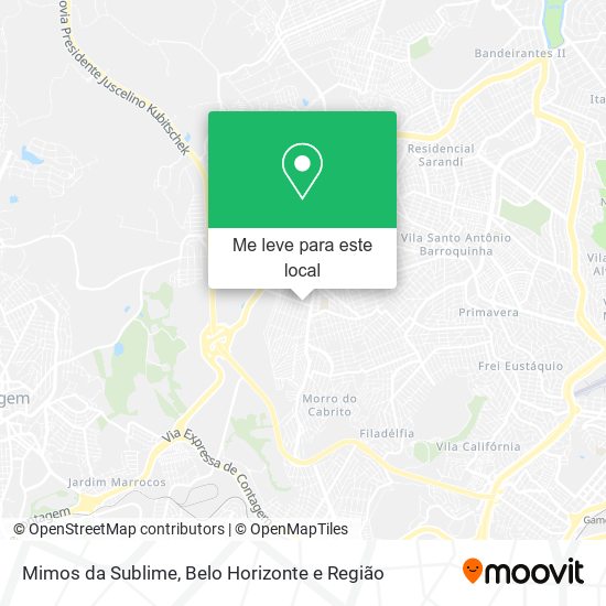 Mimos da Sublime mapa