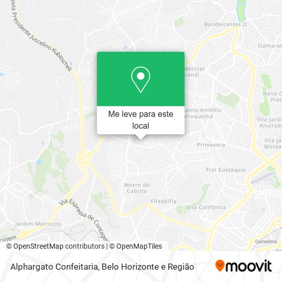 Alphargato Confeitaria mapa