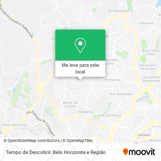 Tempo de Descobrir mapa