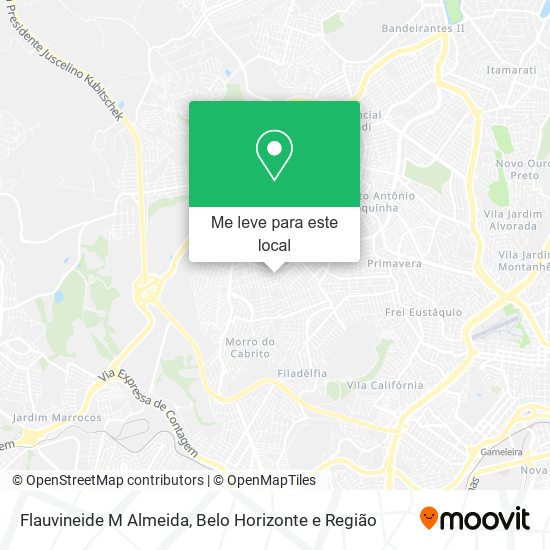 Flauvineide M Almeida mapa