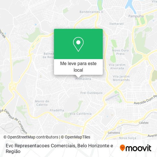Evc Representacoes Comerciais mapa