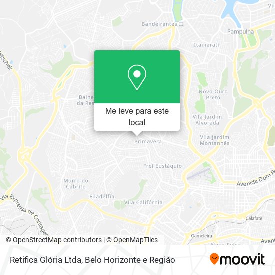 Retifica Glória Ltda mapa