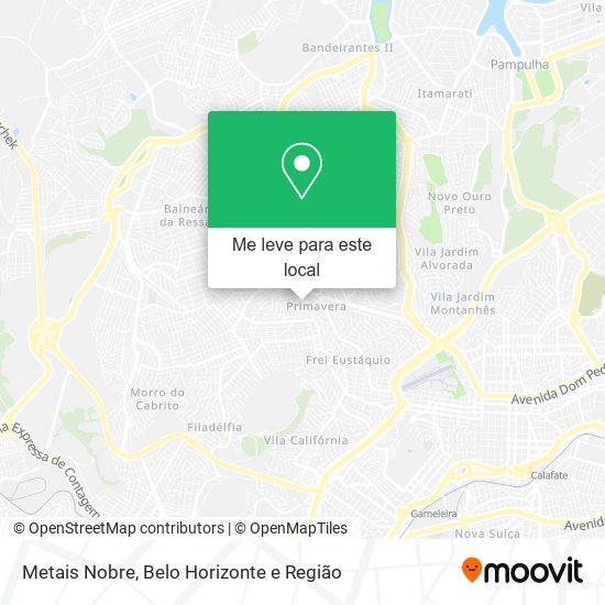 Metais Nobre mapa