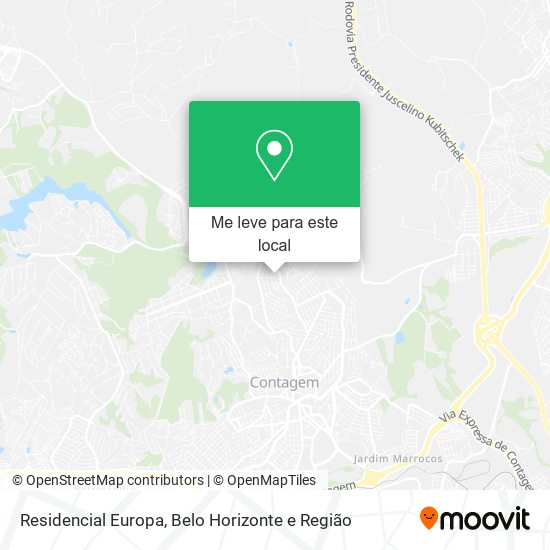 Residencial Europa mapa