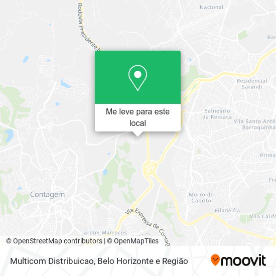 Multicom Distribuicao mapa