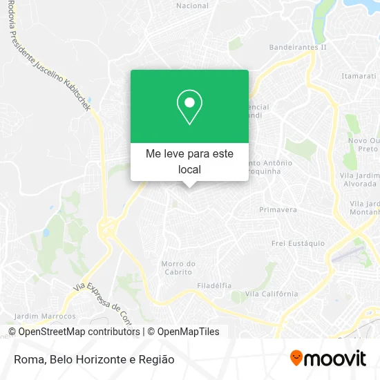 Roma mapa