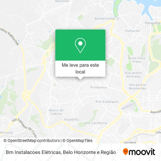 Bm Instalacoes Elétricas mapa