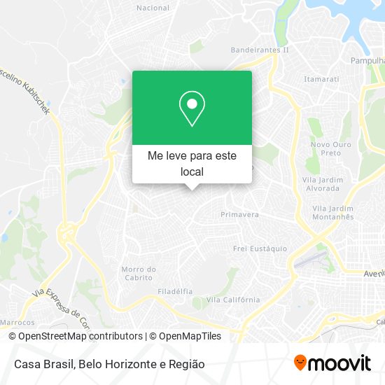 Casa Brasil mapa