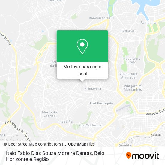 Ítalo Fabio Dias Souza Moreira Dantas mapa