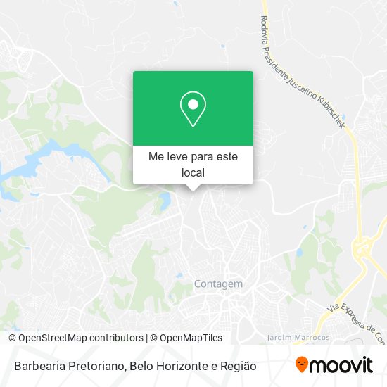 Barbearia Pretoriano mapa