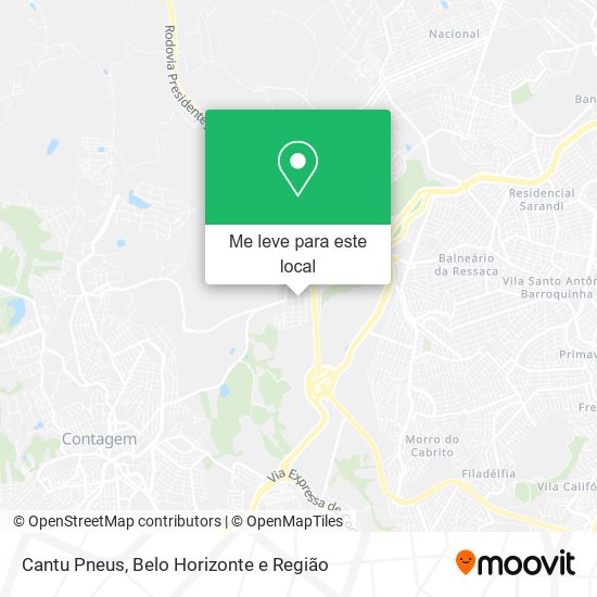 Cantu Pneus mapa
