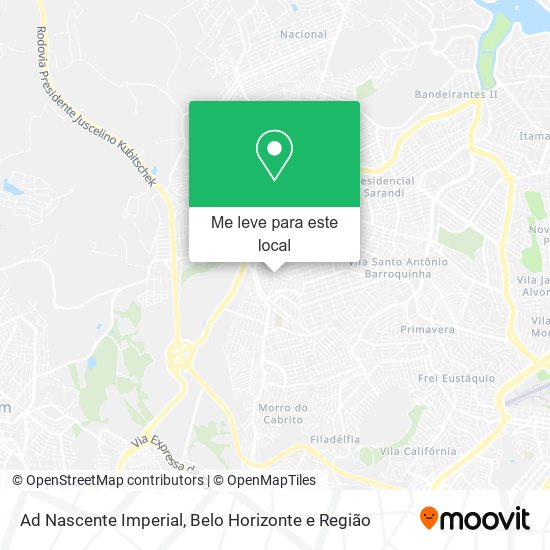Ad Nascente Imperial mapa