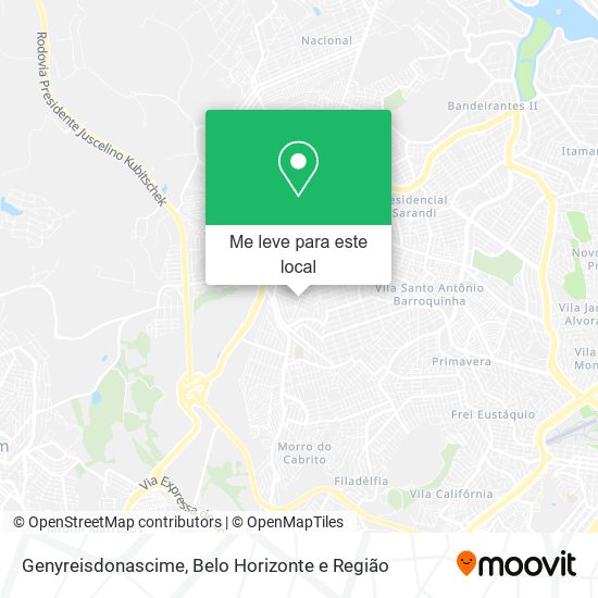Genyreisdonascime mapa